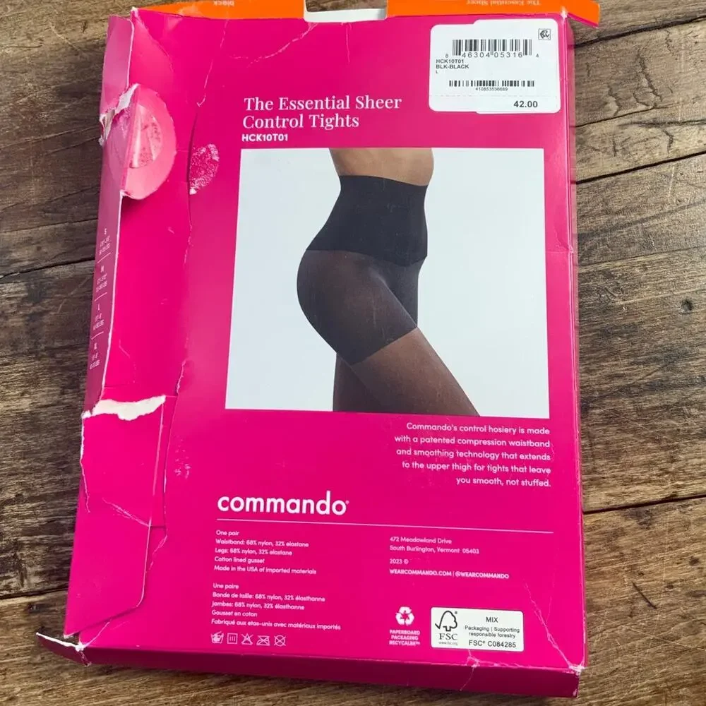Commando‎ Essential Sheer Control Tights size large